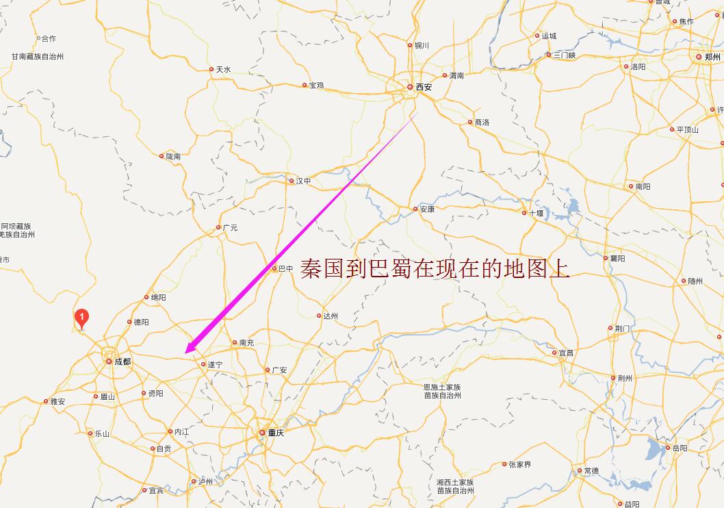 巴蜀地区现在位置